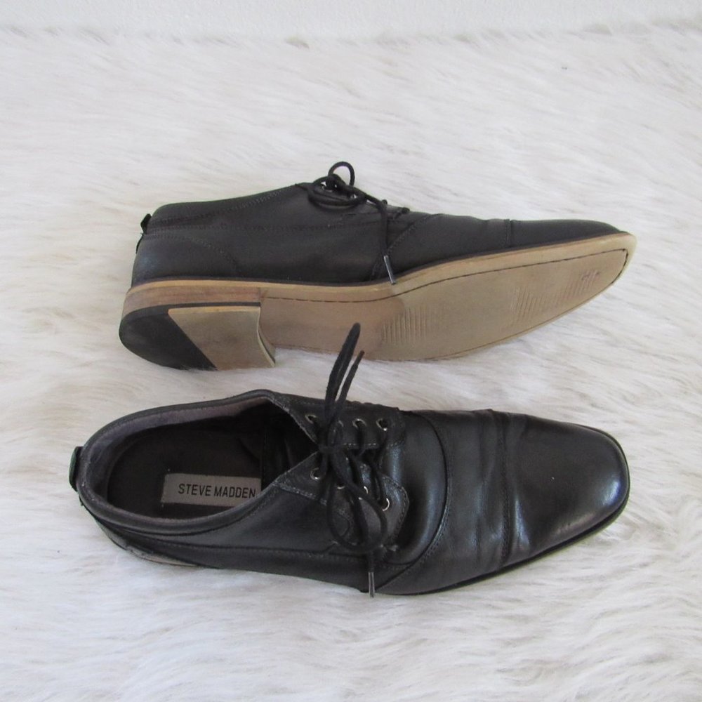 Steve Madden Mens Shoes Size 11M Oxfords Black